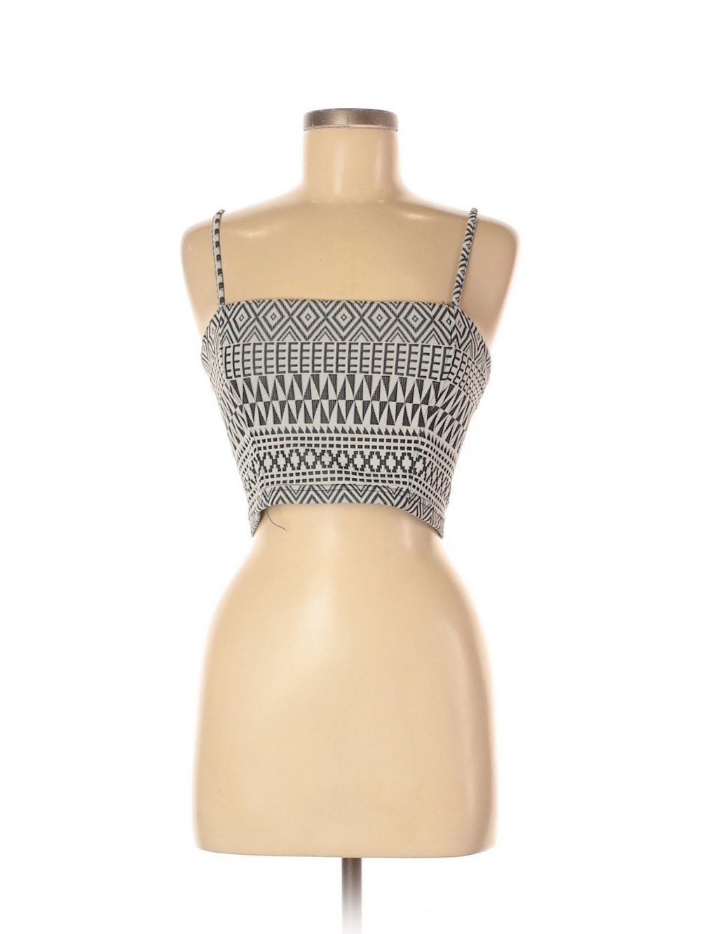 Tela Geometric Cropped Top